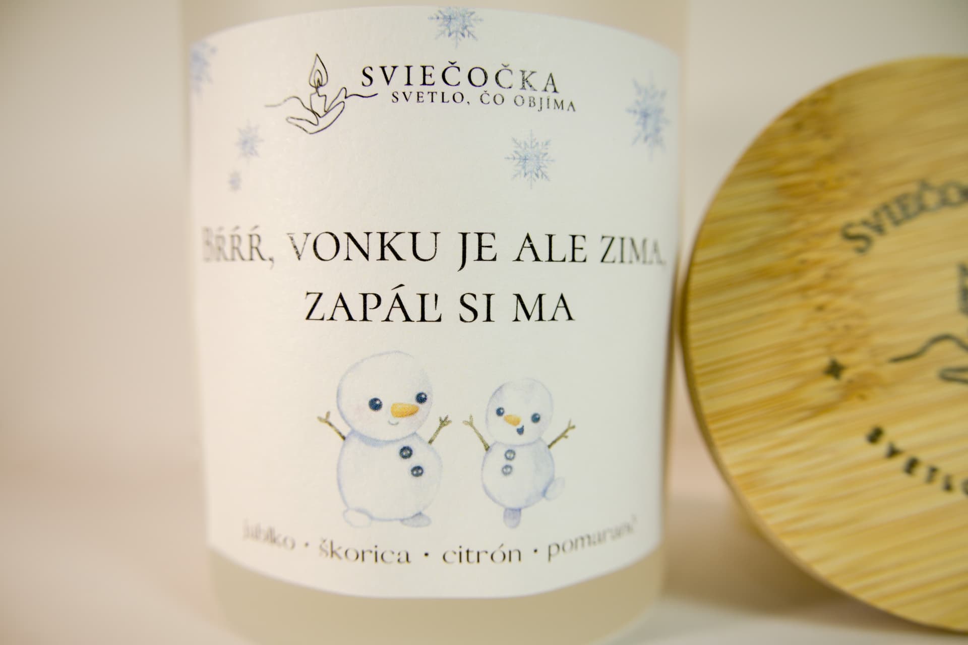Zapáľ si ma jablko · škorica · citrón · pomaranč 140g ručne vyrábaná sójová sviečka sójový vosk - pohľad 3