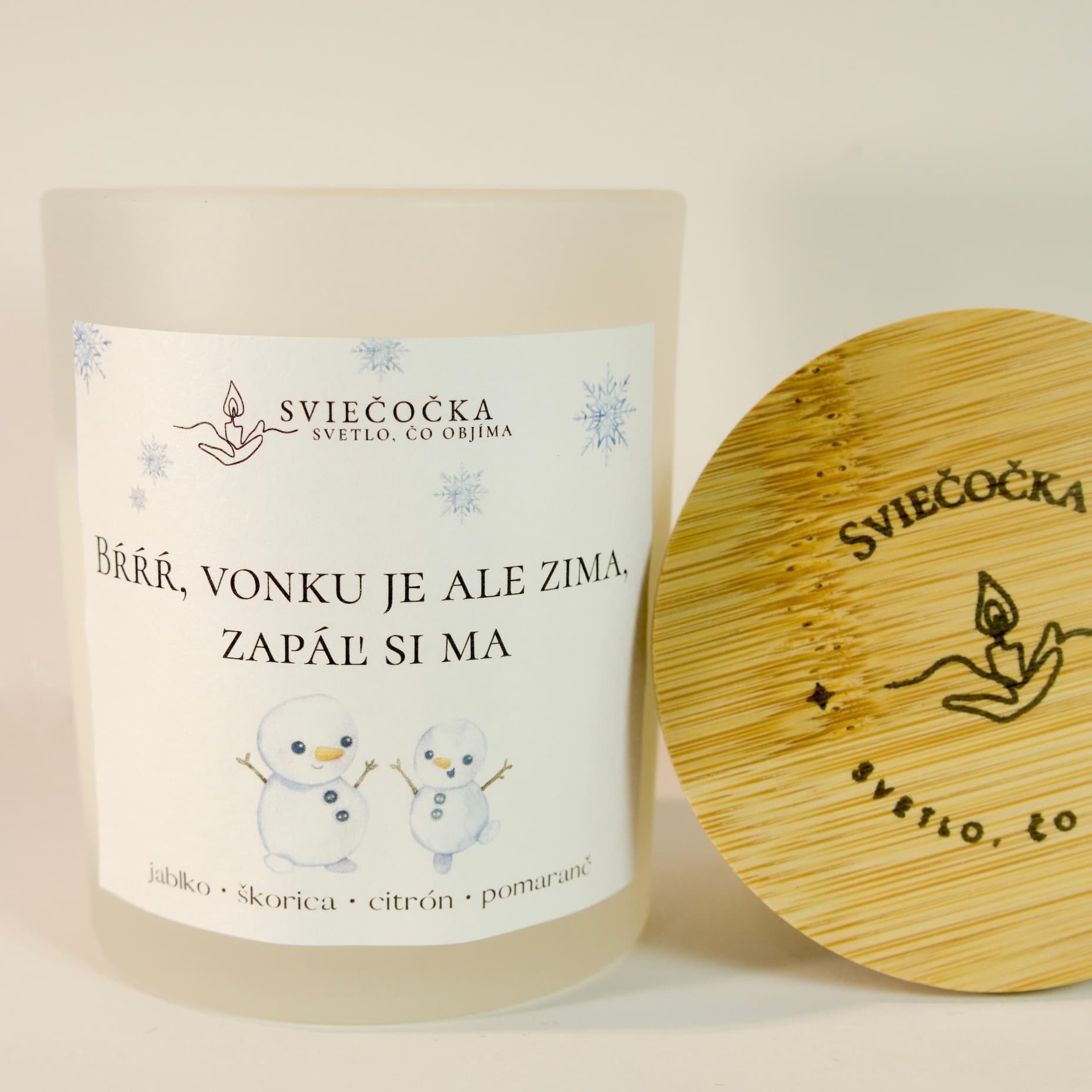 Zapáľ si ma jablko · škorica · citrón · pomaranč 140g ručne vyrábaná sójová sviečka sójový vosk - pohľad 5